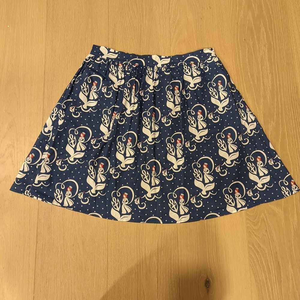 Retro Print Skirt